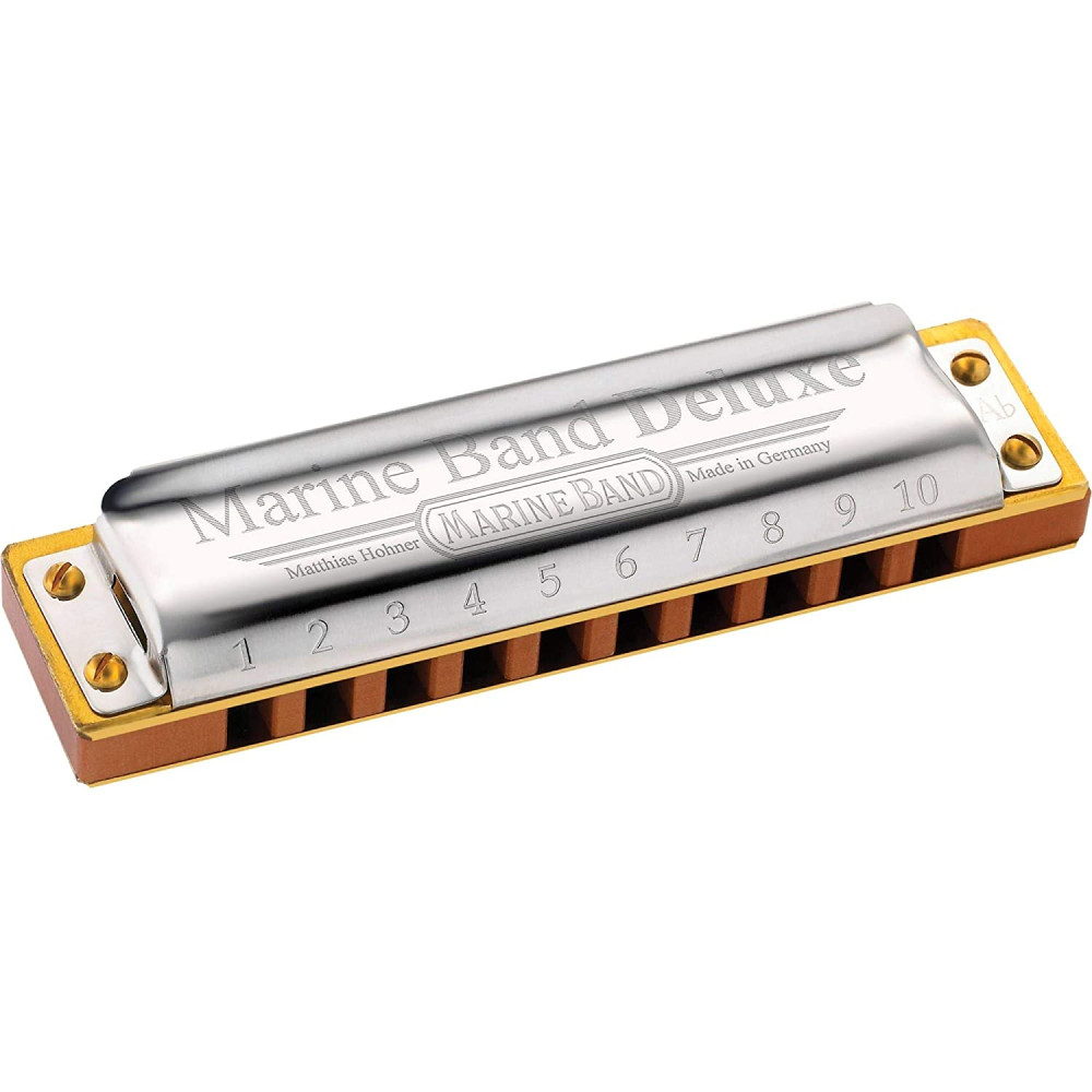 Hohner - M200510X, Marine Band Deluxe 20 A (La), Harmonica Diatonique Hohner - M200510X, Marine Band Deluxe 20 A (La), Harmonica Diatonique