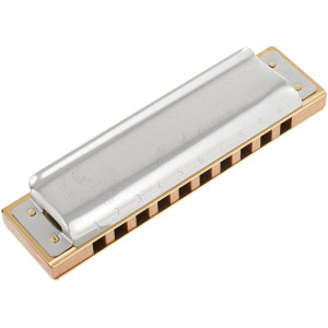Hohner - M1896236X, Harmonica diatonique Marine Band en Ré Mineur