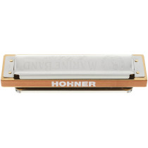 Hohner - M1896236X, Harmonica diatonique Marine Band en Ré Mineur