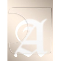 Alhambra - Plaque transparente de guitare classique et flamenco 9.621