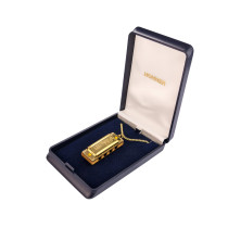 Hohner - M110, Little lady C (Do), Harmonica diatonique doré avec chaine