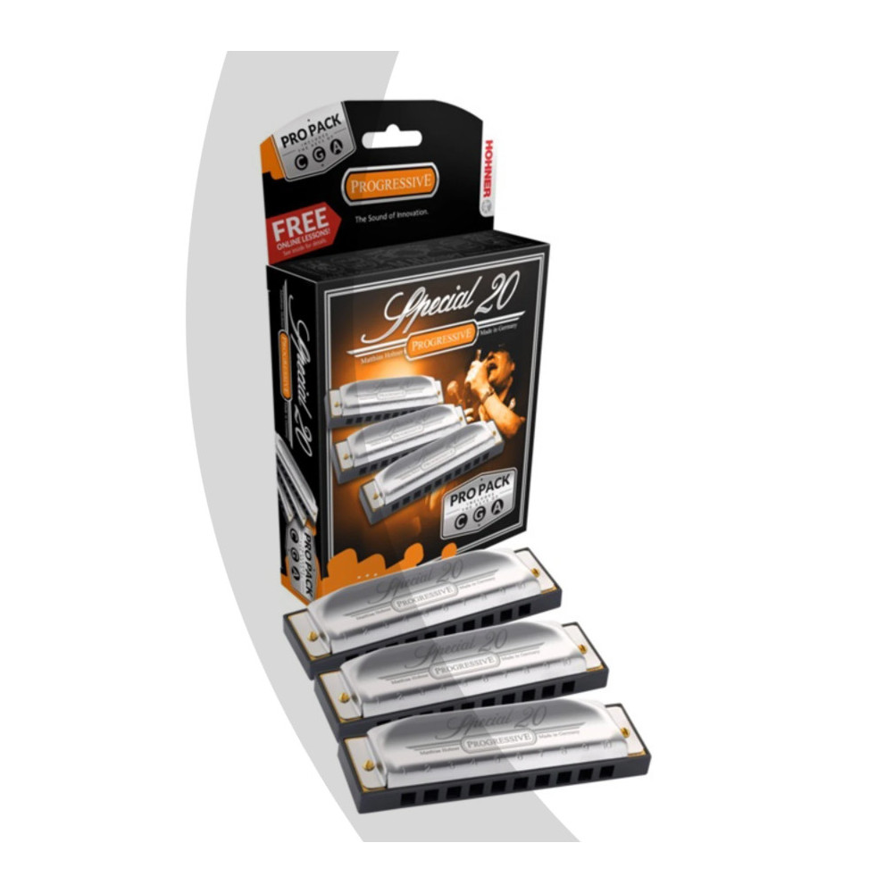 Hohner - M5601XP, Harmonicas Diatoniques Special 20, "Pro Pack" G(Sol) C(Do) A(La)