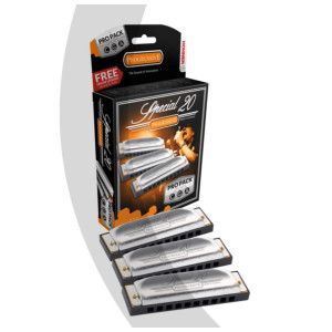 Hohner - M5601XP, Harmonicas Diatoniques Special 20, "Pro Pack" G(Sol) C(Do) A(La)