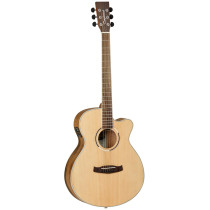 Tanglewood - DBT SFCE PW, Guitare électro acoustique 4/4, Série Discovery