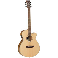 Tanglewood - DBT SFCE PW, Guitare électro acoustique 4/4, Série Discovery