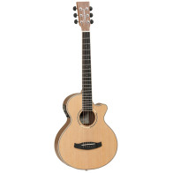 Tanglewood - DBT TCE BW, Travel Electro Acoustic Guitar 4/4, Discovery Series