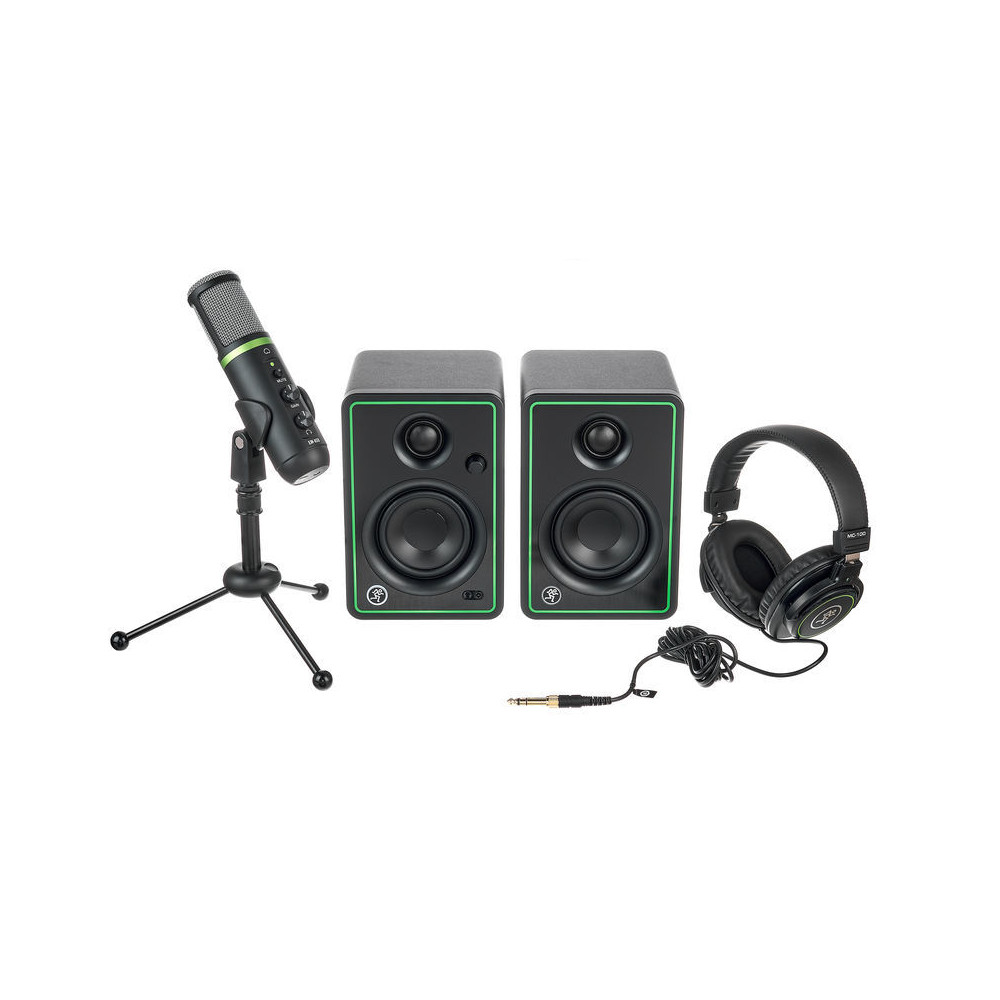 Mackie - CREATOR-BUNDLE, Pack Studio CR3X + Casque + Micro Studio