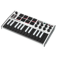 AKAI - MPK MINI MK3 WH, MIDI Keyboard 25 Keys 8 pads, White
