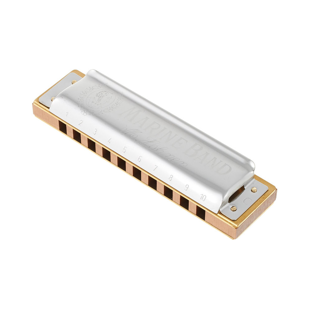 Hohner - M189693X, Harmonica diatonique Marine band en Do