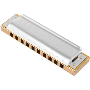 Hohner - M189693X, Harmonica diatonique Marine band en Do