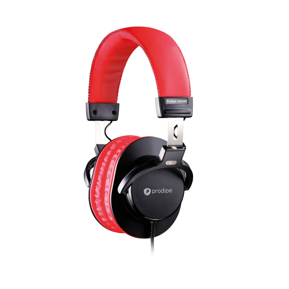 Prodipe - 3000BR, Casque de studio fermé, Rouge Prodipe - 3000BR, Casque de studio fermé, Rouge