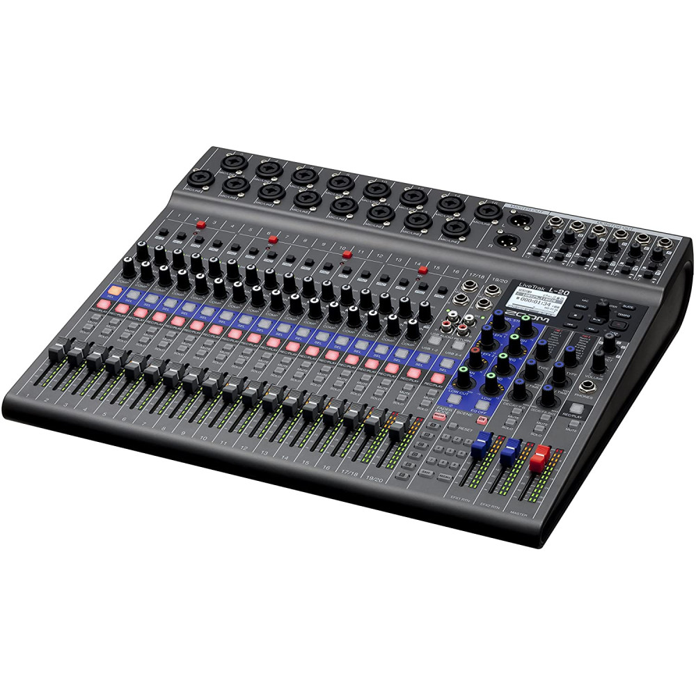 Zoom - LIVETRACK L-20, Mixeur, interface audio et enregistreur combiné Zoom - LIVETRACK L-20, Mixeur, interface audio et enregistreur combiné