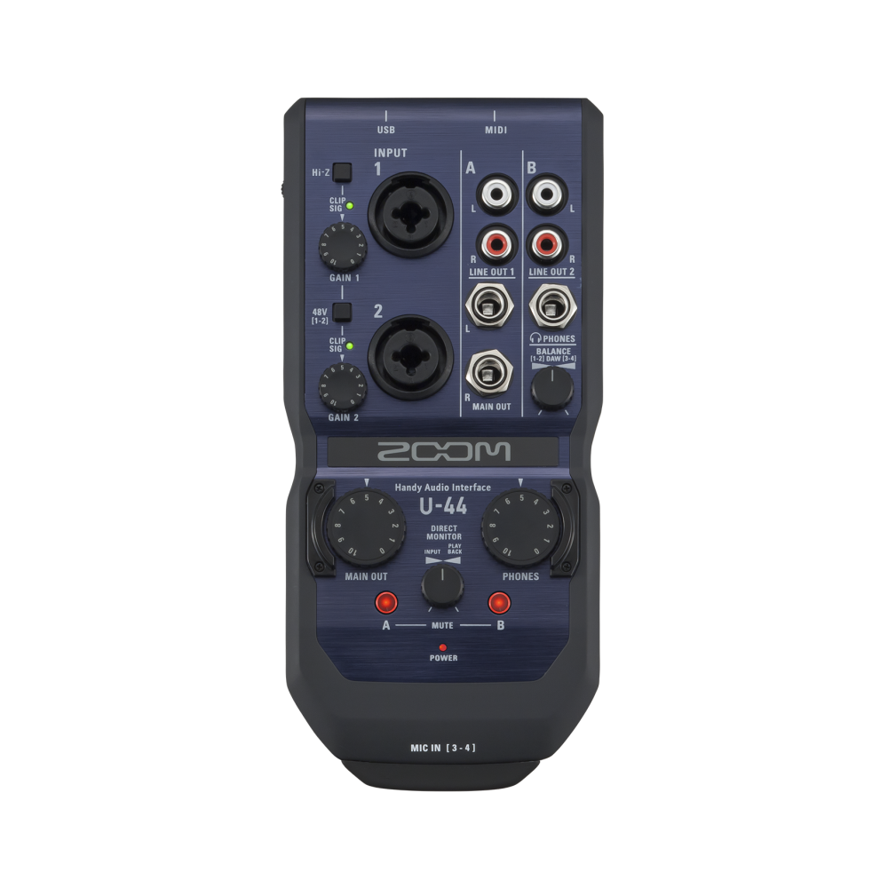 Zoom - U-44, Interface audio USB