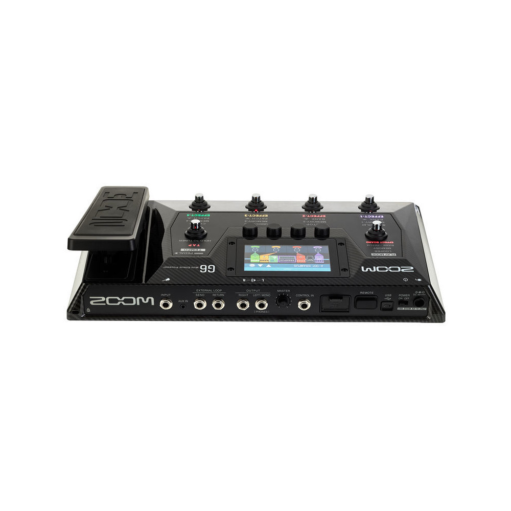 Zoom G6 Pedalier Multieffets Guitare Avec Ecran Tactile - Interface Audio Et Réponses Impulsionnelles | Pro Quality