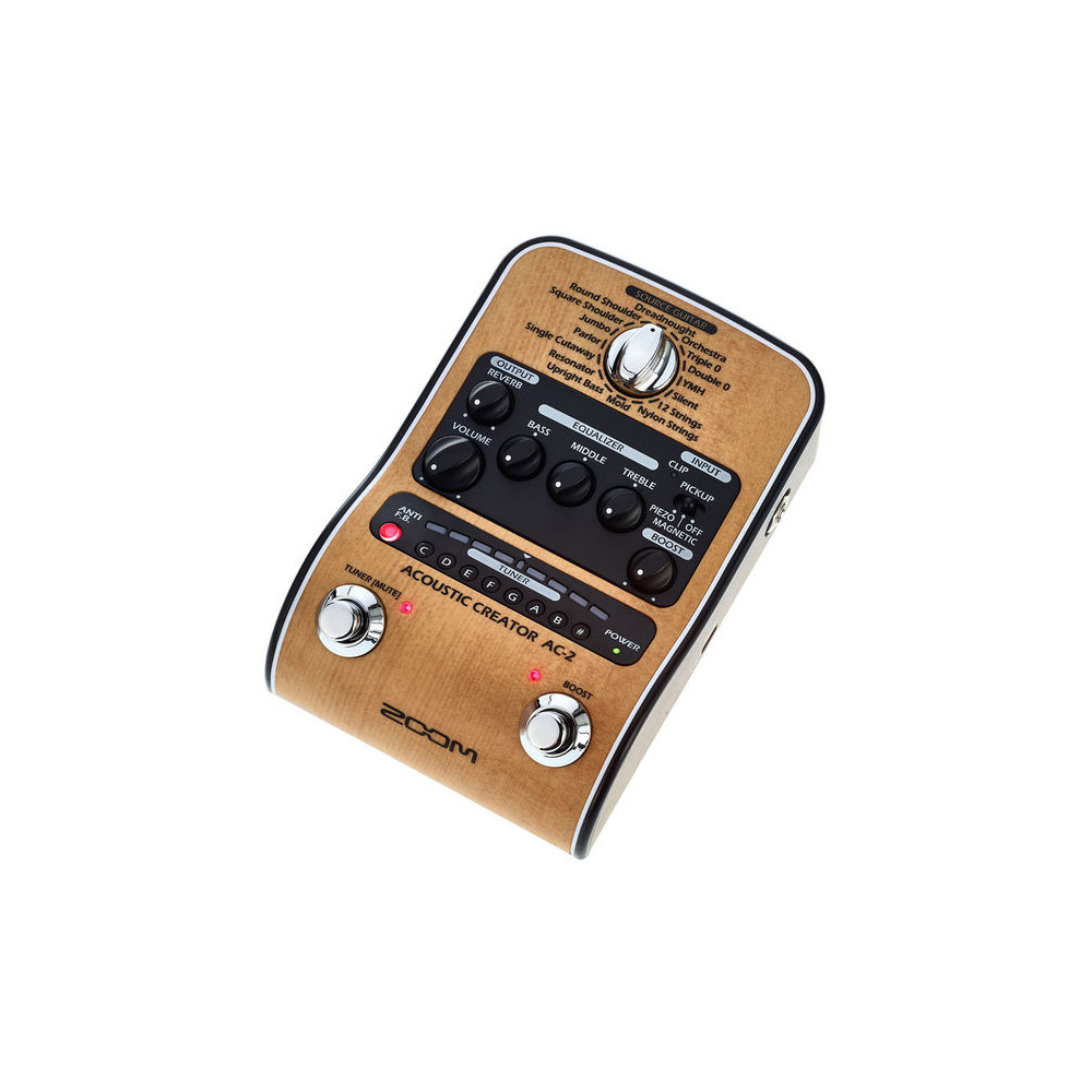 Zoom - AC-2, Pédale multi-effets pour guitare acoustique Zoom - AC-2, Pédale multi-effets pour guitare acoustique