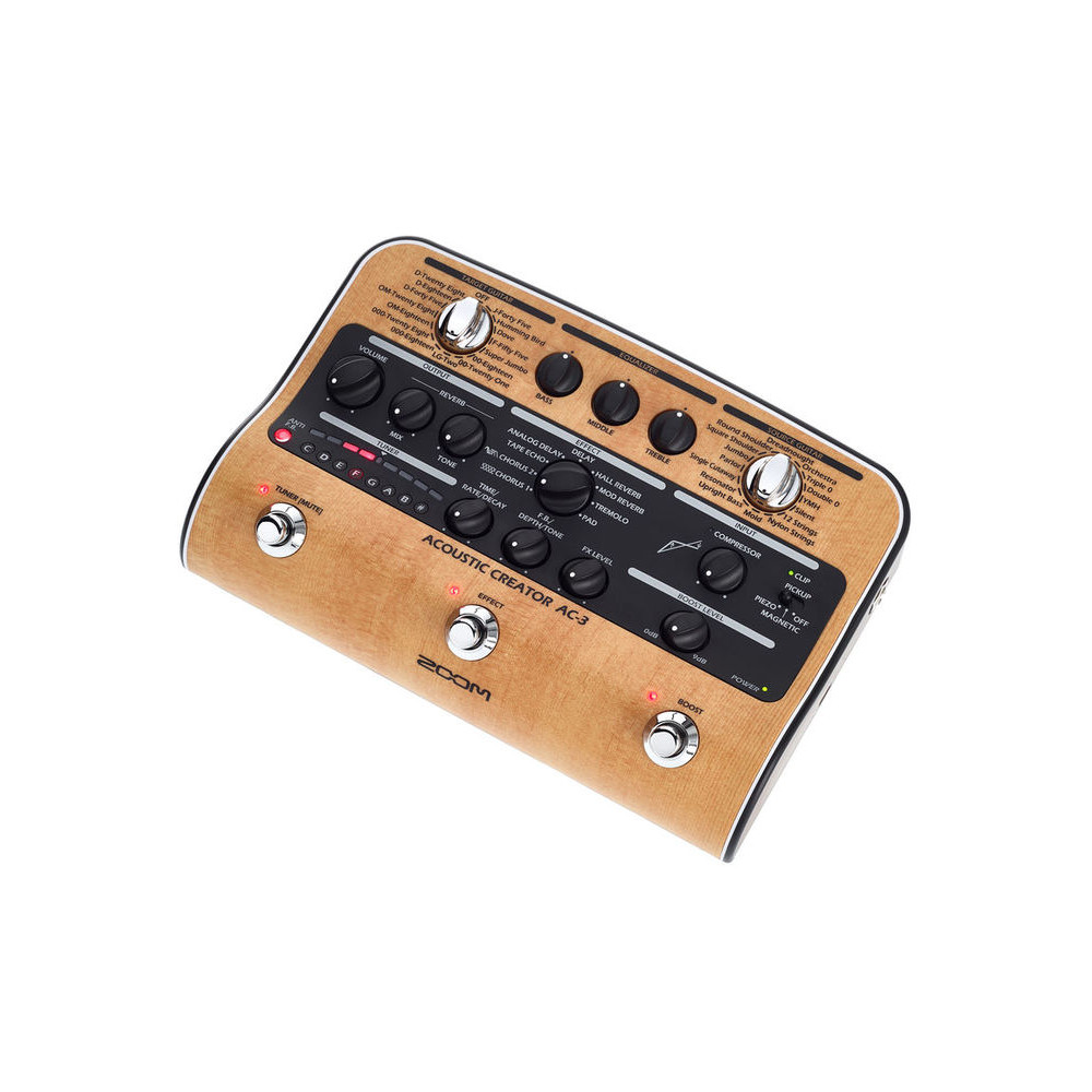 Zoom - AC-3, Pédale multi-effets pour guitare acoustique Zoom - AC-3, Pédale multi-effets pour guitare acoustique