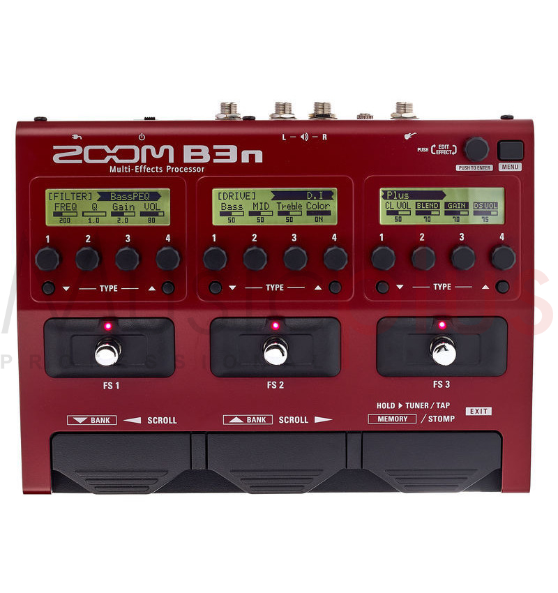 Zoom - B3N, Bass Multi-effects Pedal
