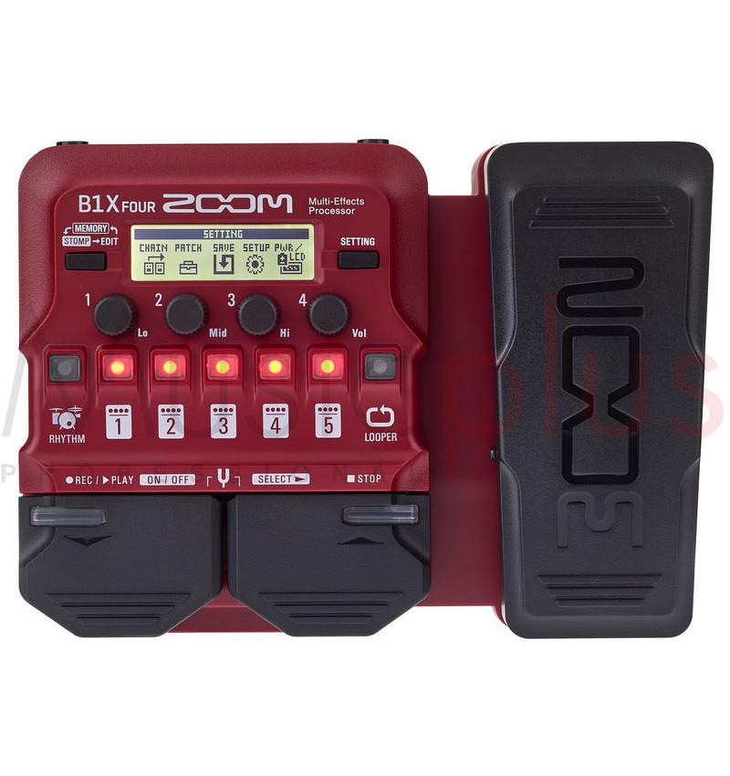 Zoom - B1X FOUR, Bass Multi-effects Pedal