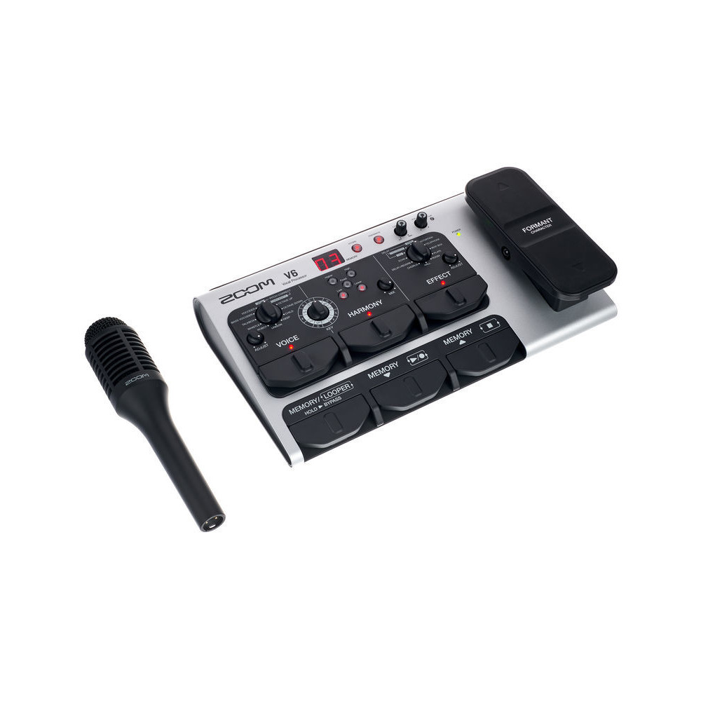 Zoom - V6, Pédale Multi-effets pour vocal