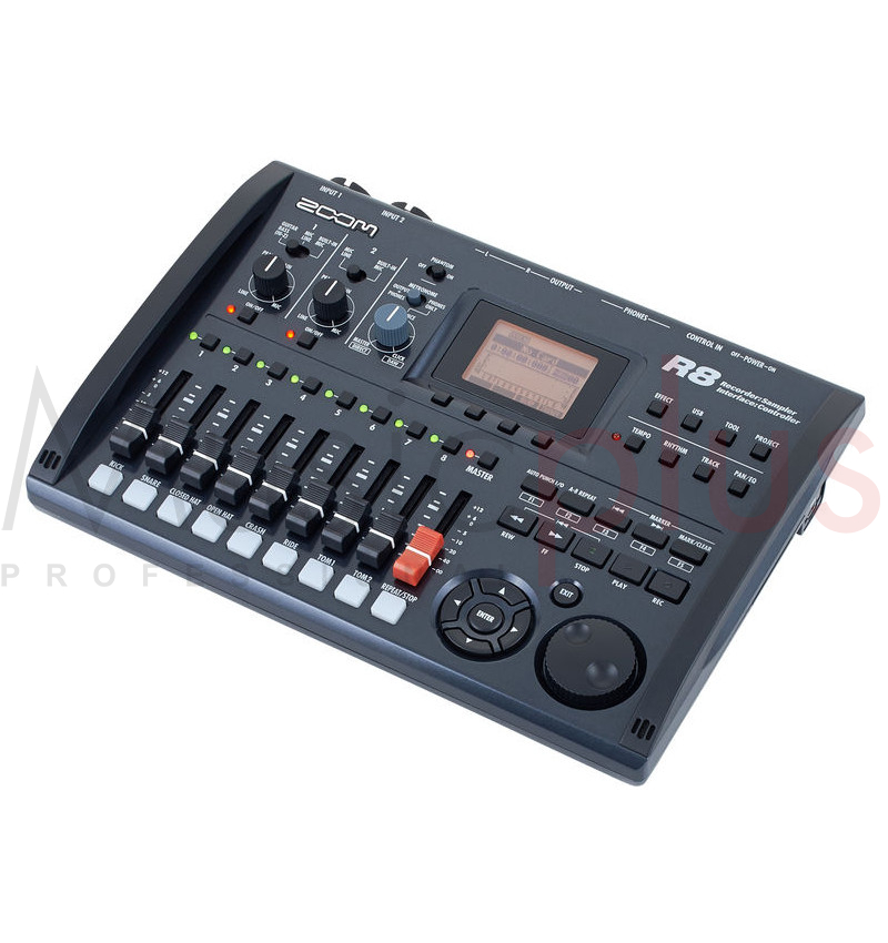 Zoom - R8, Interface, Recorder and Mixer, 8 Tracks, 2 Channels