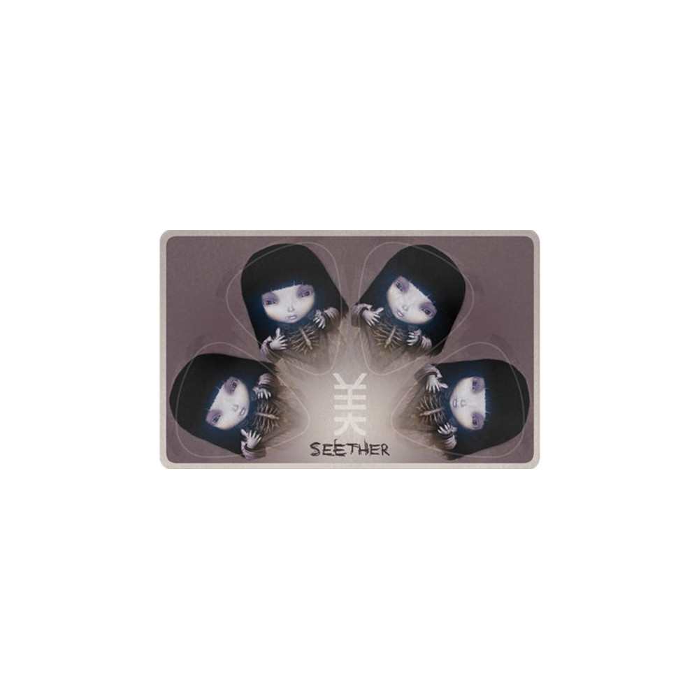 Musicplus - PikCard ®, 4 Médiators Signature Seether Musicplus - PikCard ®, 4 Médiators Signature Seether