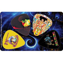 Musicplus - PikCard ®, 4 Médiators Signature Jimi Henrix 2