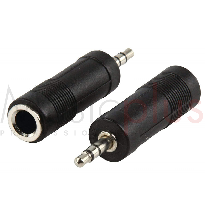 Aywa - Audio adapter, 6.35mm Stereo male Jack to Jack 3.5mm stereo