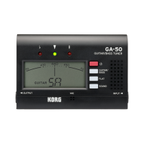 Korg - GA-50, Accordeur Chromatique pour guitares et basses, Noir