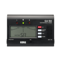 Korg - GA-50, Chromatic Tuner for Bass and Guitars, Black