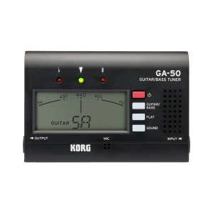 Korg - GA-50, Accordeur Chromatique pour guitares et basses, Noir