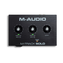M-Audio - M-Track Solo, Interface Audio USB, 1 In / 2 Out