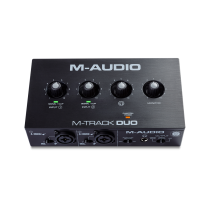 M-Audio - M-Track Duo, USB Audio Interface, 2 In / 2 Out