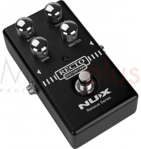 Nux distortion pedal for electric guitar from the Reissue series.
