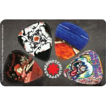 Musicplus - PikCard ®, 4 Médiators Signature Red Hot Chili Peppers