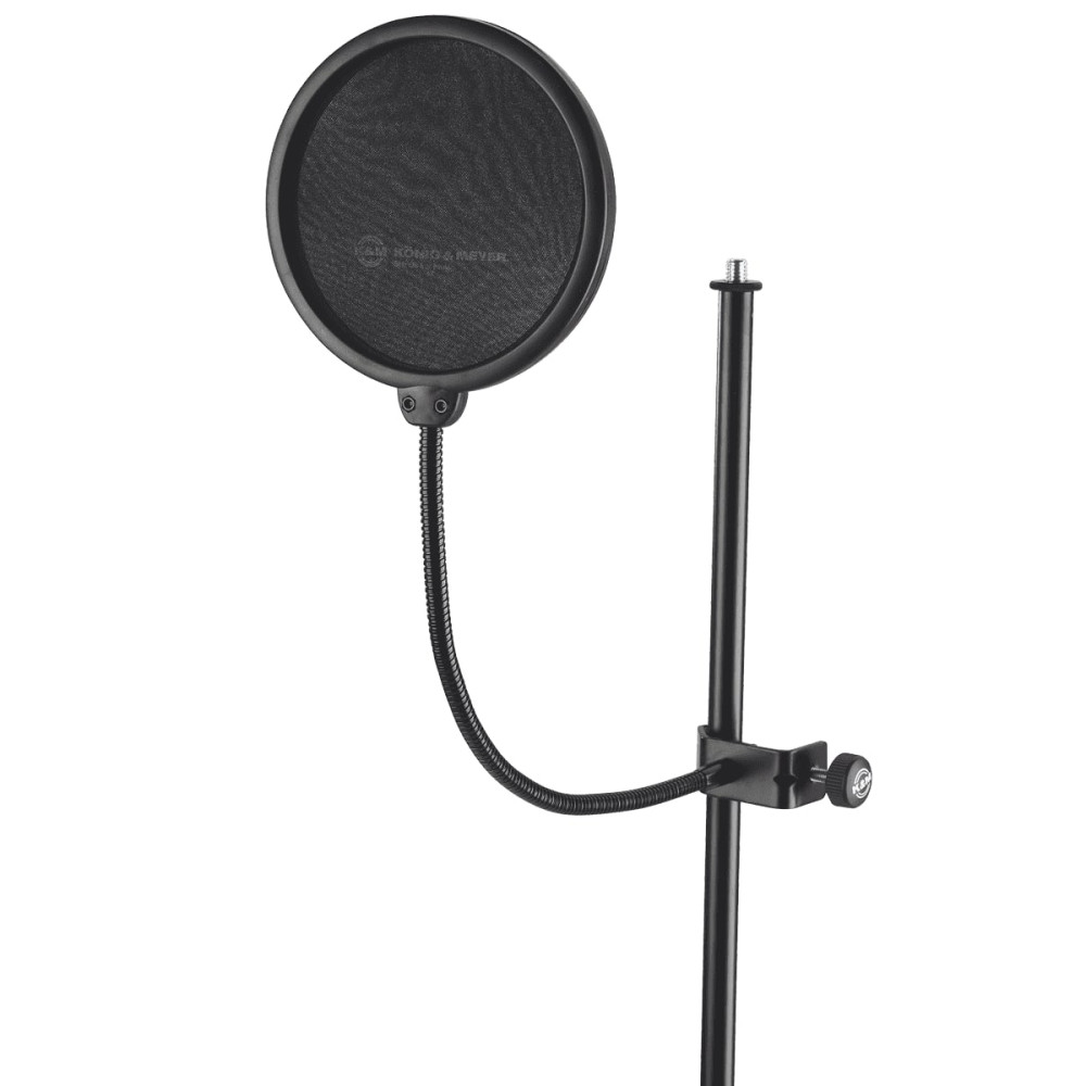 König & Meyer - 23956, Filtre Anti-Pop 130mm, Noir