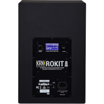 KRK - RP8 G4 RoKit, Enceinte Moniteur de studio actif, Noir (La Pièce)