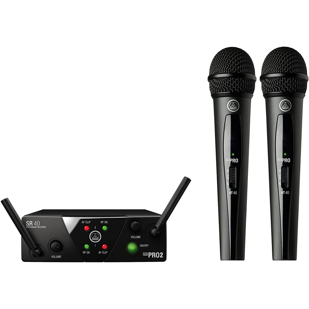 AKG - WMS40 MINI, Dual Vocal Set  Système Sans-fil US25B/D AKG - WMS40 MINI, Dual Vocal Set  Système Sans-fil US25B/D