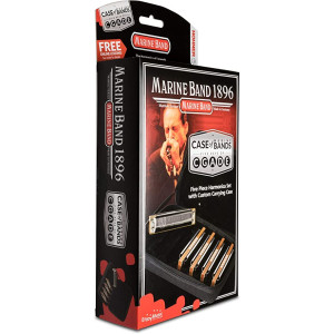 Hohner - M18965XP, Set of 5 Harmonicas Marine Band, (C, G, A, D, E)