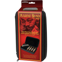 Hohner - M18965XP, Set of 5 Harmonicas Marine Band, (C, G, A, D, E)