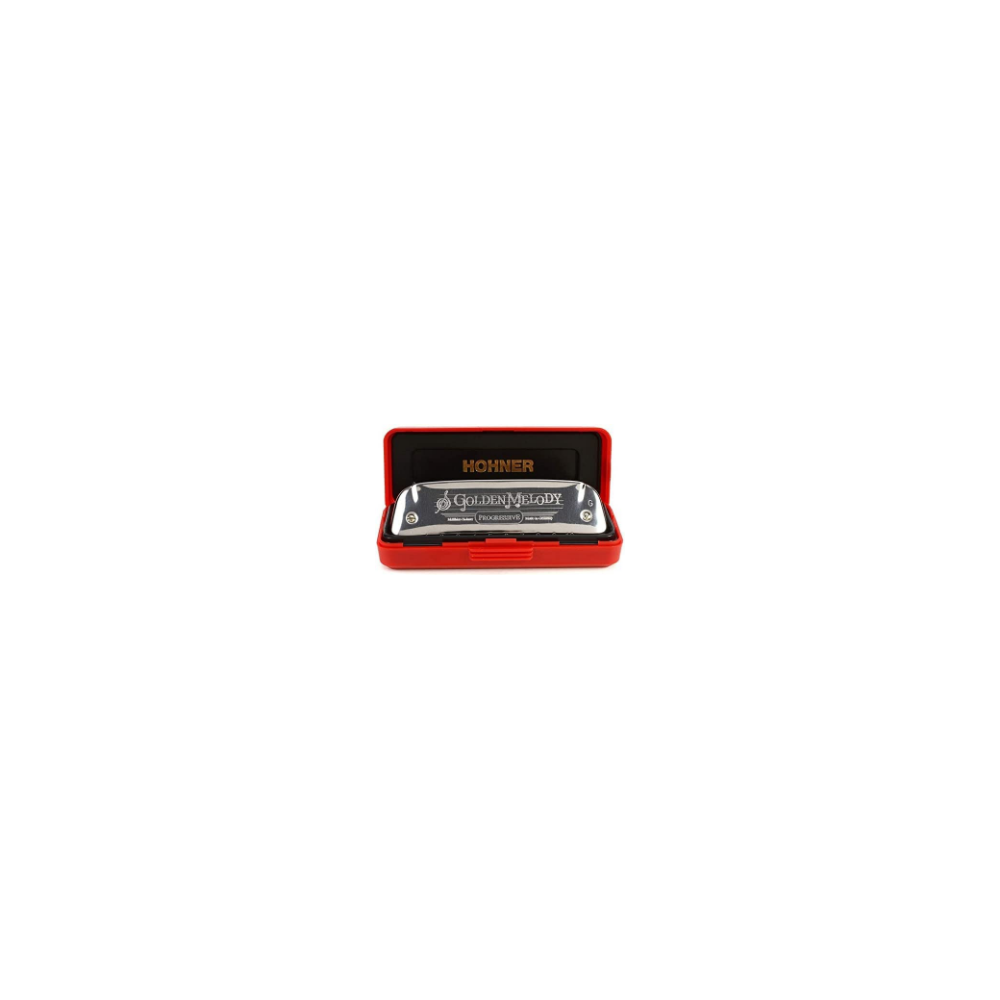 OFFLINE Hohner Golden Melody Harmonica, A at