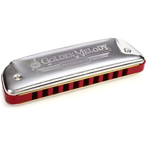HOHNER - M542106X, Harmonica Golden Melody, A-major