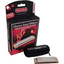 Hohner - M200508X, Marine Band Deluxe Harmonica, G-Key