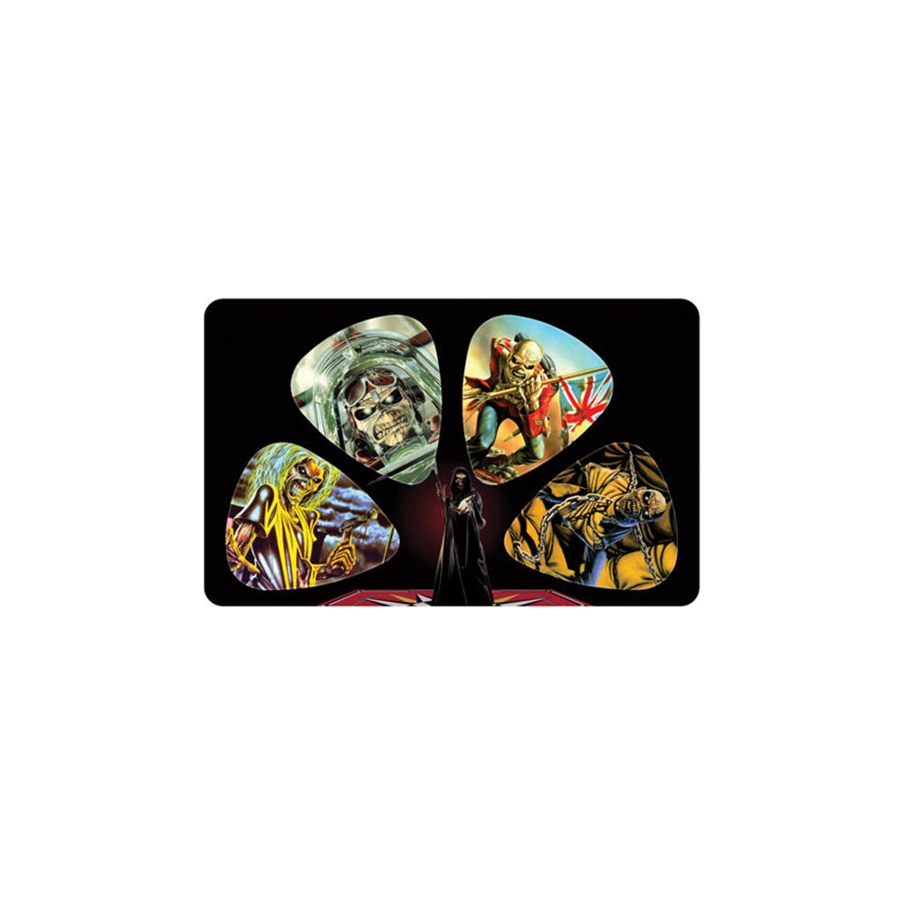Musicplus - PikCard ®, 4 Médiators Signature Iron Maidain