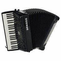 Hohner - A16822, Accordéon Bravo III 120 Bass Piano, Noir