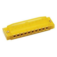 Hohner - M1110Y, Translucent Diatonic Harmonica in C, Yellow