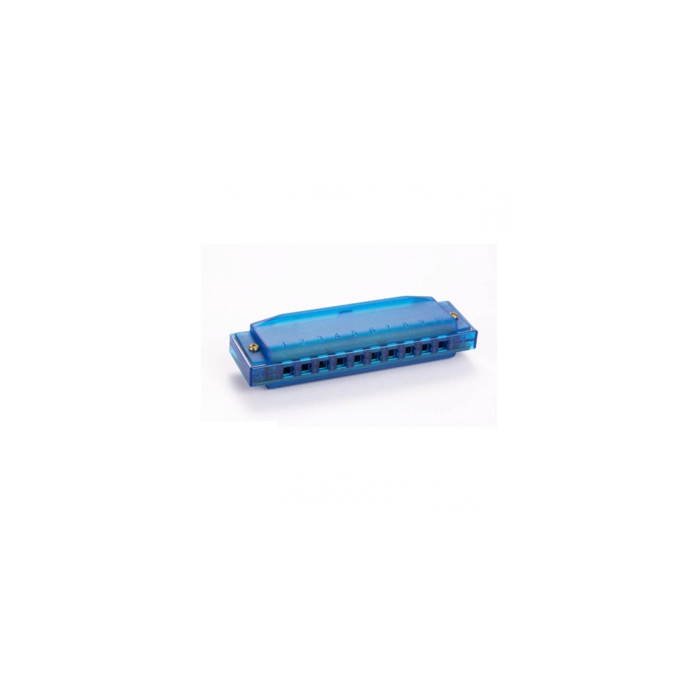 Hohner - M1110B, Harmonica diatonique Translucide en Do (C), Bleu