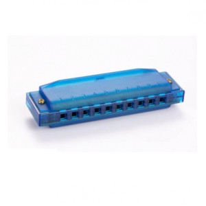 Hohner - M1110B, Harmonica diatonique Translucide en Do (C), Bleu