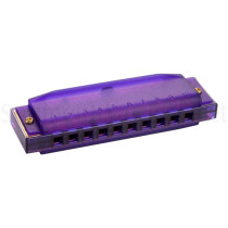 Hohner - M1110P, Harmonica diatonique Translucide en Do (C), Violet