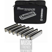 Hohner - M1501/7, Set de 7 Harmonicas BluesBand (A, Bb, C, D, E, F,G)