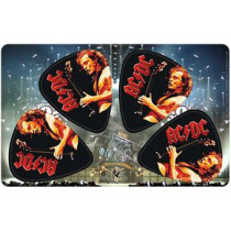 Musicplus - PikCard ®, 4 Médiators Signature AC/DC